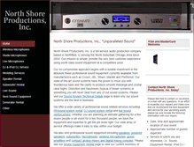 Tablet Screenshot of northshoreproductionsinc.com